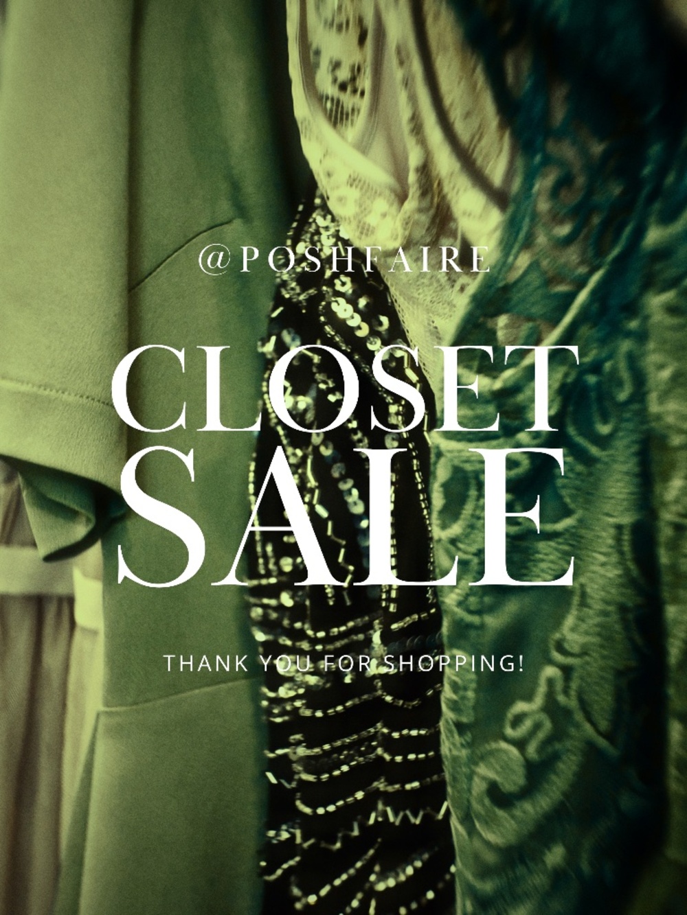 Closet Sale! @Poshfaire